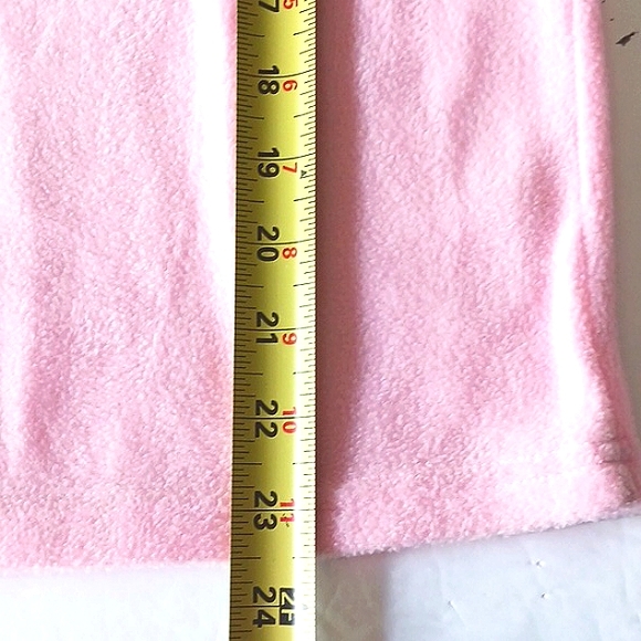 NWOT LOVE Pajama Set Girl's Pink/White Long Sleeve Top 14 Bottom 10/12 - Picture 9 of 12